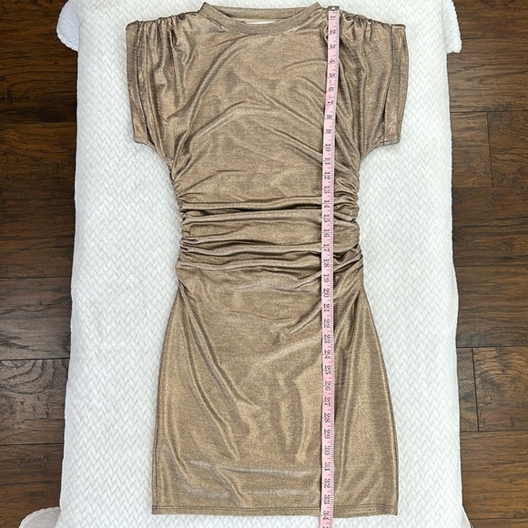 Lovers+Friends Gold Simmer Rosie Mini Dress - Picture 11 of 17